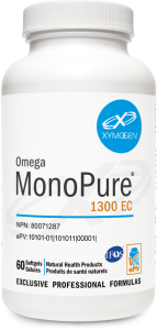 Xymogen Omega MonoPure 1300 EC | Essential Fatty Acids | 60 Softgels