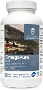 Xymogen OmegaPure 820 | Cardiovascular Support | Essential Fatty Acids | 120 Softgels