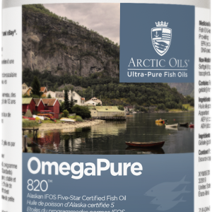 Xymogen OmegaPure 820 | Cardiovascular Support | Essential Fatty Acids | 120 Softgels