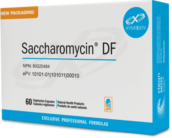 Xymogen Saccharomycin DF | Probiotics | 60 Capsules