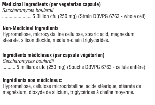 Xymogen Saccharomycin DF | Probiotics | 60 Capsules