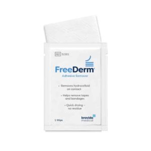 Bioderm FreeDerm Adhesive Remover Wipe | BIO 90037 | Box of 30