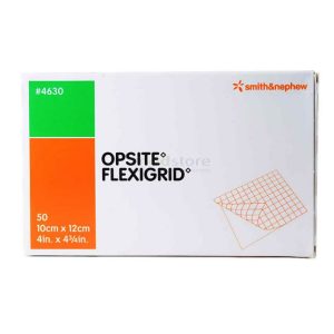 OPSITE FLEXIGRID Adhesive Film Dressing | Smith & Nephew | 10cm x 12cm | 4630 | Box of 50