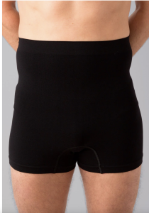 CUI Wear Unisex Ostomy Seamless Support Boxer | CG41 | Small/Medium | Black | 1 Item