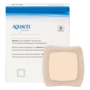 Convatec 421151 | AQUACEL® Foam Adhesive Rectangle Dressing | 20cm x 16.9cm | Box of 10