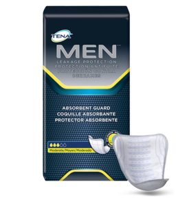 Tena Men Maximum Guard Incontinence Pad | White | 50600 | 6 Bags of 20