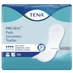 Tena ProSkin Day Light Incontinence Pads | 13" Long | 62326 | 6 Bag of 14