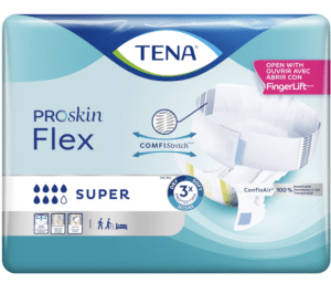 Tena Flex Super Belted Incontinence Briefs | Size 8 Small 24" - 34" | 67804 | 3 Bags of 30