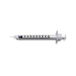 Becton Dickinson Conventional Syringe w/ Needle | 1ml | 25G x 5/8" | BD 309626 | Box of 100