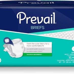 Prevail Air Plus Maximum Absorbency Brief | Small 20" - 31" | PV-011 | 6 Bags of 16