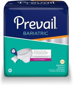 Prevail Breezers | Bariatric up to 100" | PV-094 | 4 Bags of 10