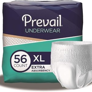 Prevail Extra Absorbency Underwear | X-Large 58" - 68" | PV-514 | 4 Bags of 14