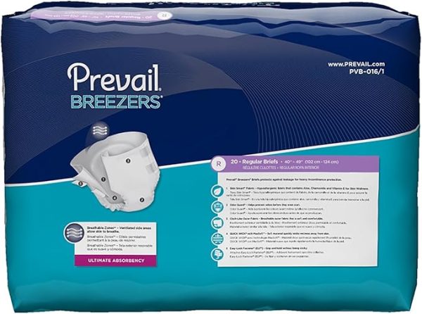 Prevail Breezers | Regular 40" - 49" | PVB-016/1 | 4 Bags of 20