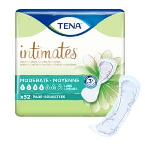 Tena Intimates Moderate Thin Pads | 54266 | Long | 4 Bags of 32