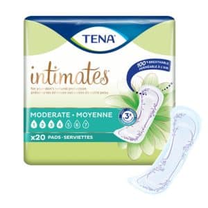 Tena Intimates Moderate Pads | 54284 | 6 Bags of 20