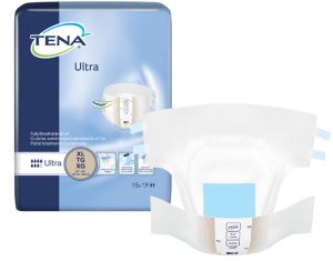 TENA Ultra Briefs | X- Large 60"- 64" | 68010 | 4 Bags of 15