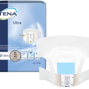 TENA Ultra Briefs | X- Large 60"- 64" | 68010 | 4 Bags of 15