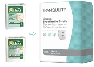 Tranquility Essential Breathable Briefs - Heavy | X-Small/Youth 18" - 26" | 2743 | 10 Bags of 10