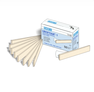 Urocare Urofoam Single-Sided Adhesive Foam Strips | 1" | UR0 5100 | Box of 50