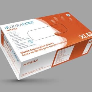 Duracore Vinyl Examination Gloves - Non Powdered | X-Large | DC 3040 | Box of 100