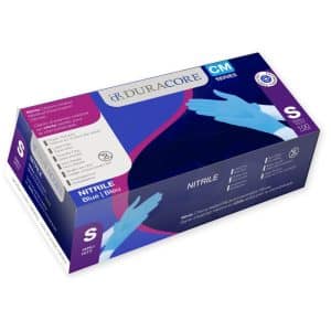 Duracore Nitrile Chemo Examination Gloves | Small | DC CM3602 | Blue | Box of 100