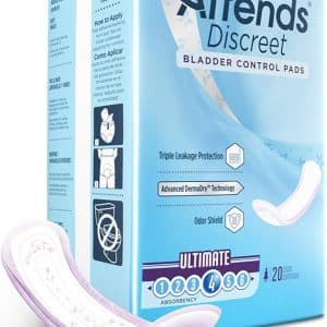 Attends Discreet Women's Ultimate Pads | 15" | ATT ADPULT | 10 Bags of 20