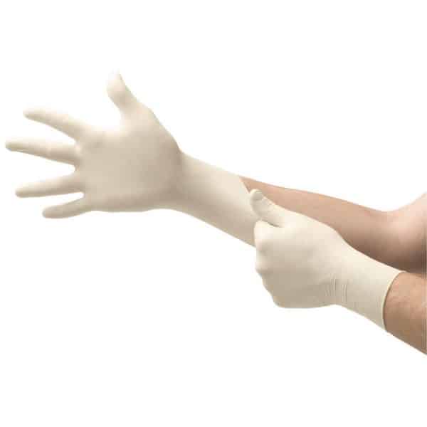 Ansell Diamond Grip Plus Latex Gloves | Large | AN GLO-MIC-DGP-350-L | Box of 100