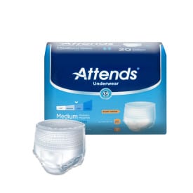 Attends Underwear | Medium 34" - 44" | ATT AP0720100 | 4 Bags of 25