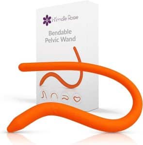 Intimate Rose Bendable Pelvic Wand | IR-048 | Orange | 1 Item