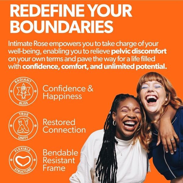 Intimate Rose Bendable Pelvic Wand | IR-048 | Orange | 1 Item