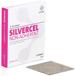 3M Silvercel Non-Adherent Dressing | 11cm x 11cm | JNJ CAD7011 | Box of 10