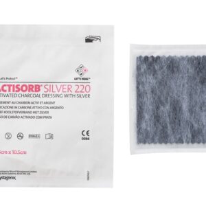 3M Actisorb Silver 220 Dressing | 10.5cm x 10.5cm | JNJ MAS105 | Box of 10