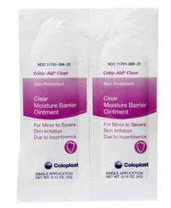 Coloplast 7565 | Critic-Aid Clear | 4g | Box of 300
