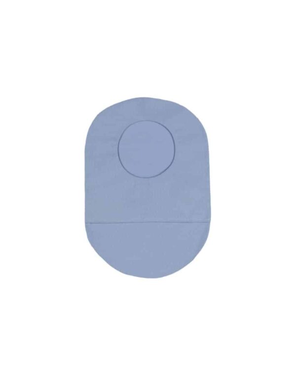 Osto•me Fashion Ostomy Bag Cover | The Everyday Cotton Cover | Sky Blue | Size MD/XS | 1 Cover Osto•me Fashion Ostomy Bag Cover | The Everyday Cotton Cover | Sky Blue | Size MD/XS | 1 Cover