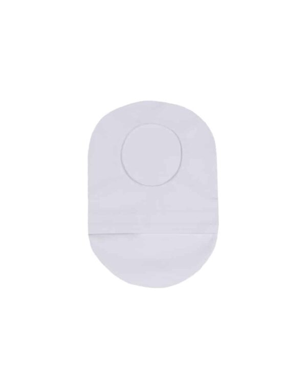 Osto•me Fashion Ostomy Bag Cover | The Everyday Cotton Cover | White | Size MD/XS | 1 Cover