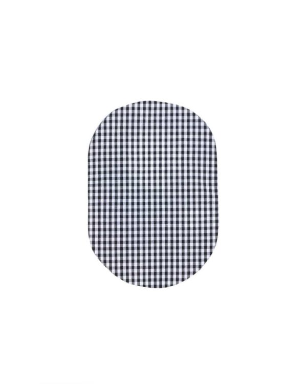 Osto•me Fashion Ostomy Bag Cover | The Hint of Print Cotton Cover | Gingham | Size MD/XS | 1 Cover