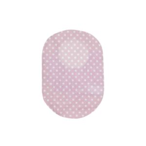 Osto•me Fashion Ostomy Bag Cover | The Hint of Print Cotton Cover | Pepa | Size MD/XS | 1 Cover