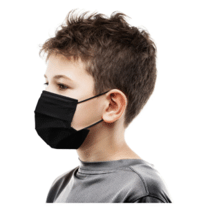 Canada Masq Pediatric Procedure Masks Level 3 | Black | MASQ CMQC3K | Box of 50