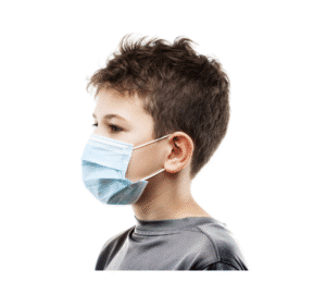 Canada Masq Pediatric Procedure Masks Level 3 | Blue | MASQ CMQ3B | Box of 50