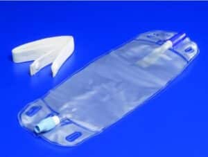 Covidien Curity Urine Leg Bag | Anti-Reflux Valve w/ Leg Straps | 500ml | KND 145514 | 1 Item