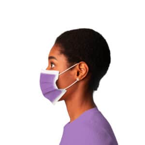 Canada Masq Adult Masks Level 3 | Lavender | MASQ CMQA3L | Box of 50