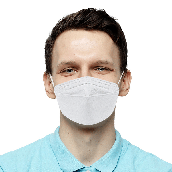 Canada Masq Adult N95 Flat Fold Respirator Large Masks | White | MASQ CMQL1W | Pack of 10