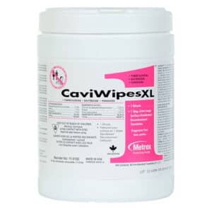 Metrex CaviWipe Surface Disinfecting Wipes | X-Large 9" x 12" | MET 11-1150 | 1 Tub of 65