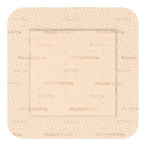MOL 581200 | Mepilex Border Flex Lite Adherent Foam Dressing | 7.5cm x 7.5cm | Box of 5