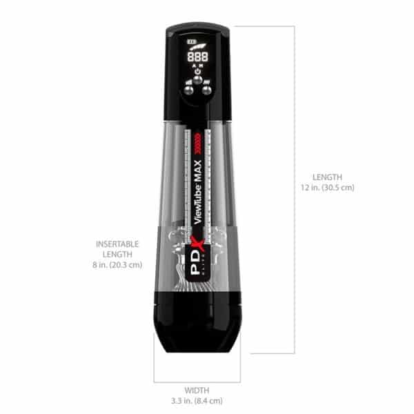 Pipedream PDX Elite ViewTube Max View Penis Pump | RD553-23 | 1 Item