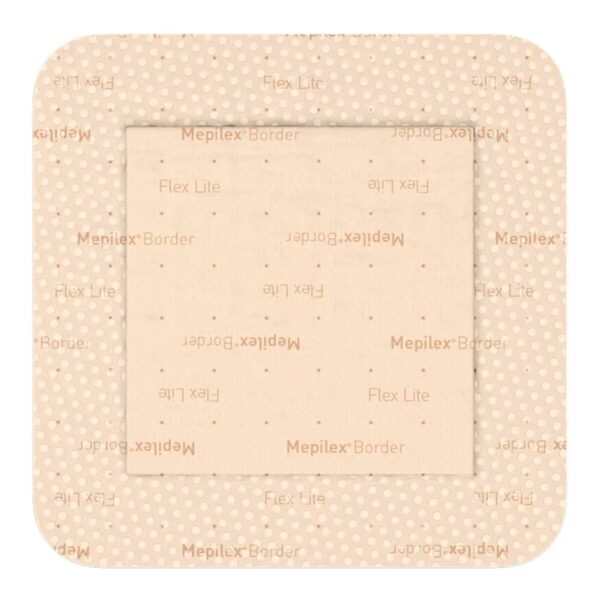 Molnlycke Mediplex Border Flex Lite Adherent Foam Dressing | 15cm x 15cm | MOL 581500 | Box of 5