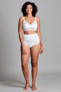 CUI Wear Women's Ostomy Seamless Support Brief Underwear | White | XX-Large/XXX-Large | FG35 | 1 Item