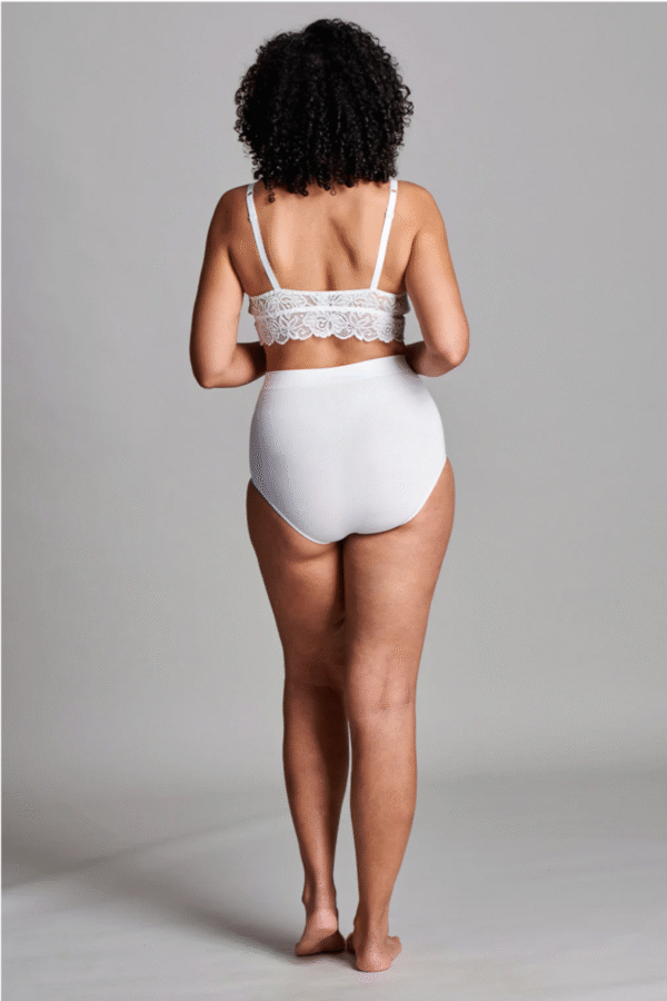 CUI Wear Women's Ostomy Seamless Support Brief Underwear | White | XX-Large/XXX-Large | FG35 | 1 Item