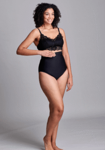 CUI Wear Women's Hernia High Waist Support Girdle Brief | Small | Black | CUI F313S | 1 Item