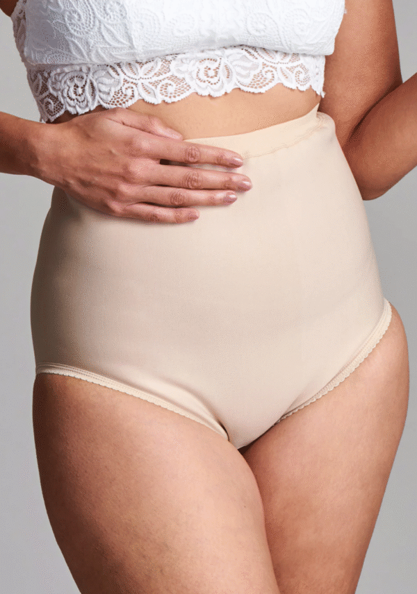 CUI Wear Women's Hernia High Waist Support Girdle Brief | Medium | Beige | CUI F321M | 1 Item